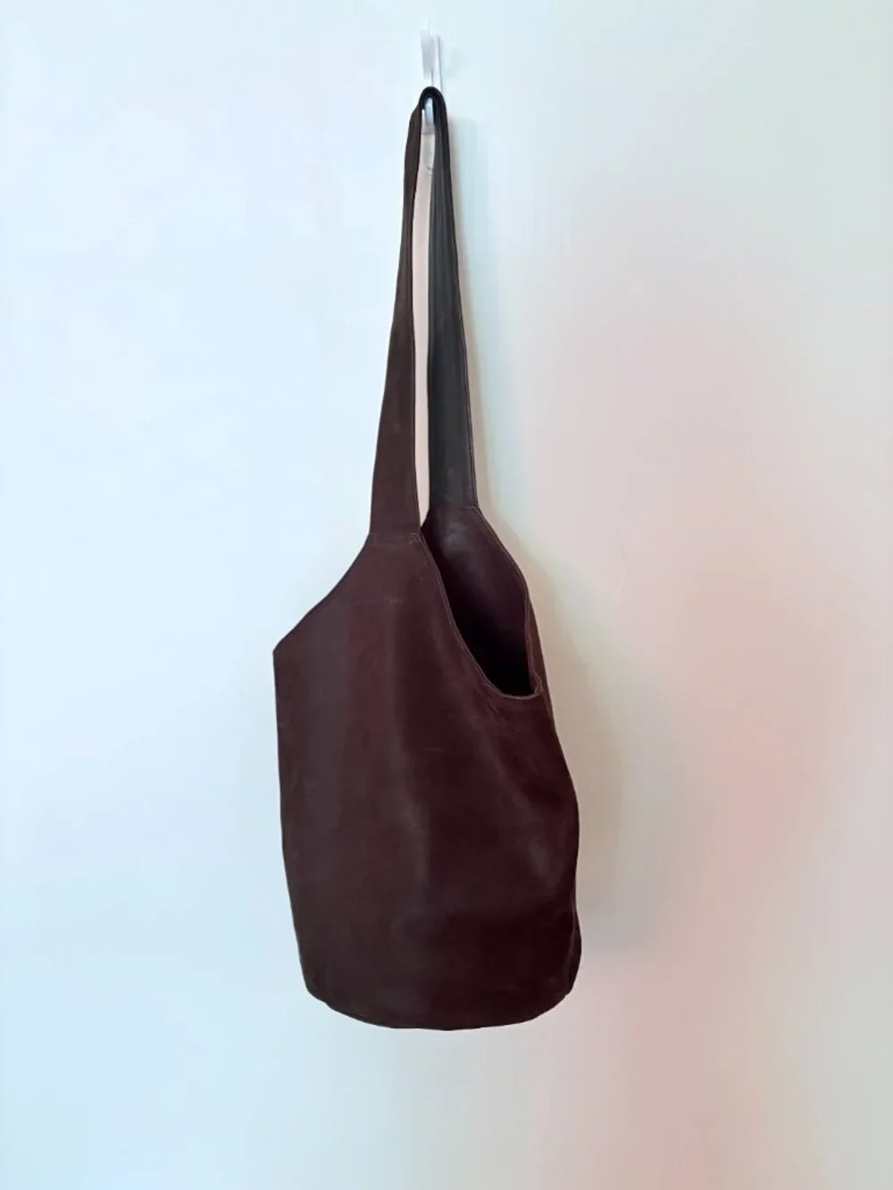 Helen Kaminski Brown Genuine Leather Oversized Shoulder Hobo Bag